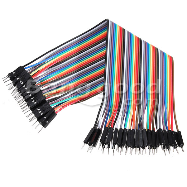 200pcs 20cm Male to Male Color Breadboard Jumper Cable Dupont Wire 7